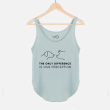 Load image into Gallery viewer, The Only Difference is Perception Women&#39;s Festival Tank-Vegan Apparel, Vegan Clothing, Vegan Tank Top, NL5033-Vegan Outfitters-X-Small-Green Tea-Vegan Outfitters