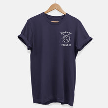 Load image into Gallery viewer, There Is No Planet B Corner Ethical Vegan T-Shirt (Unisex)-Vegan Apparel, Vegan Clothing, Vegan T Shirt, BC3001-Vegan Outfitters-X-Small-Navy-Vegan Outfitters