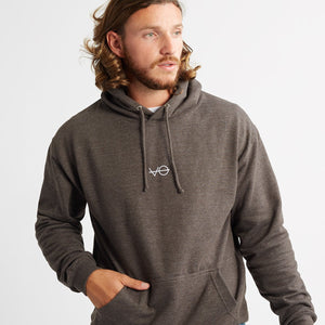 VO Embroidered Ethical Vegan Hoodie (Unisex)-Vegan Apparel, Vegan Clothing, Vegan Hoodie JH001-Vegan Outfitters-X-Small-Charcoal-Vegan Outfitters
