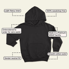 Load image into Gallery viewer, VO Embroidered Kids Hoodie (Unisex)