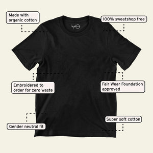 VO Embroidered Kids T-Shirt (Unisex)
