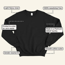 Load image into Gallery viewer, Botanatomy Ribs Vegan Sweatshirt (Unisex)