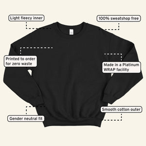 Bee Kind ethisches veganes Sweatshirt (Unisex)