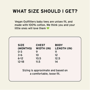 Seien Sie freundlich zu jedem netten veganen Baby-T-Shirt