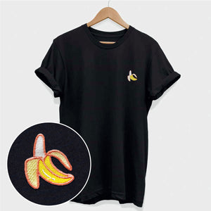 Embroidered Banana T-Shirt (Unisex)