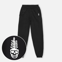 Load image into Gallery viewer, Botanatomy Skull Embroidered Joggers (Unisex)