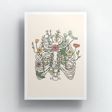 Laden Sie das Bild in den Galerie-Viewer, Botanatomy Ribs Art Print