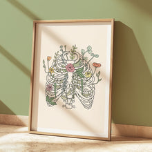 Laden Sie das Bild in den Galerie-Viewer, Botanatomy Ribs Art Print