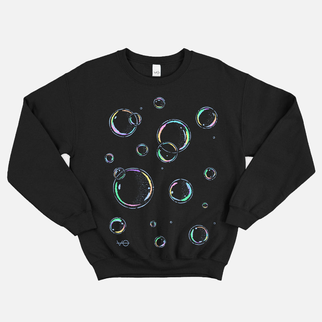 Sweat-shirt végétalien aux champignons de la forêt sombre (unisexe)