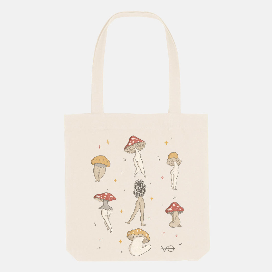 Buttshrooms Tote Bag, Vegan Gift