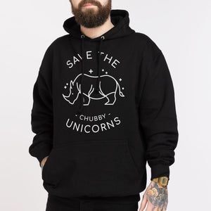 Kapuzenpullover „Save The Chubby Unicorns“ (Unisex)