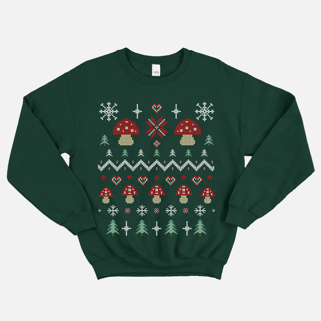 Cottagecore Mushies Christmas Jumper (Unisex)