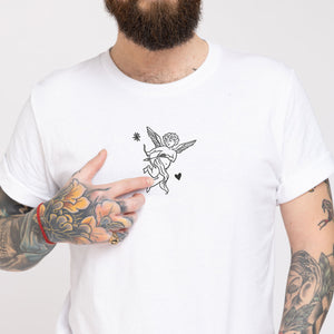 T-shirt Cupidon Doodle (unisexe)