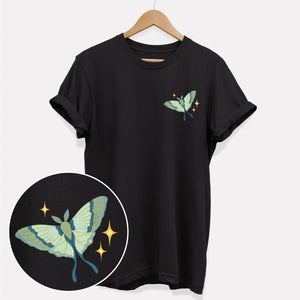 T-shirt Luna Moth de la forêt sombre (unisexe)