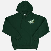 Load image into Gallery viewer, Dark Forest Luna Moth Hoodie (Unisex)