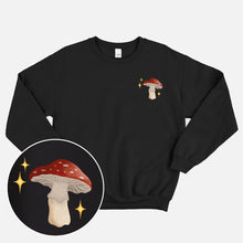 Load image into Gallery viewer, Dark Forest Mushroom Vegan Sweatshirt (Unisex)