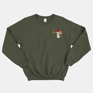 Dark Forest Mushroom Vegan Sweatshirt (Unisex)