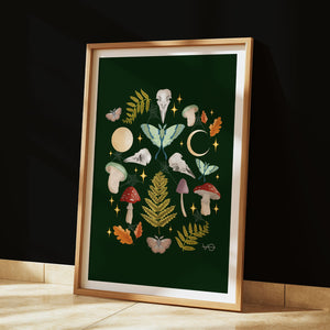 Dark Forest Art Print