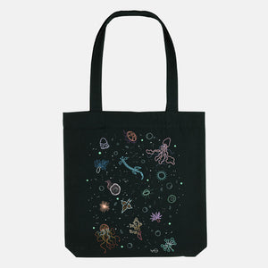 Deep Sea Jellies Tote Bag, Vegan Gift