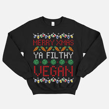 Load image into Gallery viewer, Filthy Vegan Christmas Jumper (Unisex)