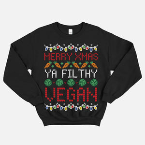 Filthy Vegan Christmas Jumper (Unisex)