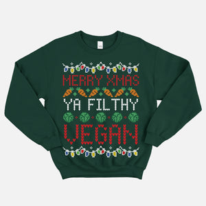 Filthy Vegan Christmas Jumper (Unisex)