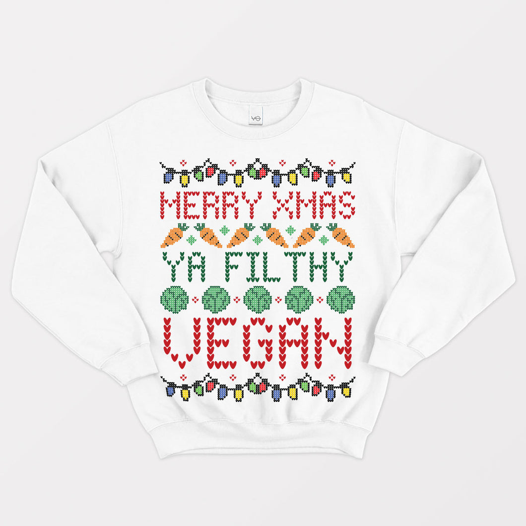 Filthy Vegan Christmas Jumper (Unisex)