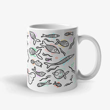 Load image into Gallery viewer, Fishies Mug, Vegan Gift