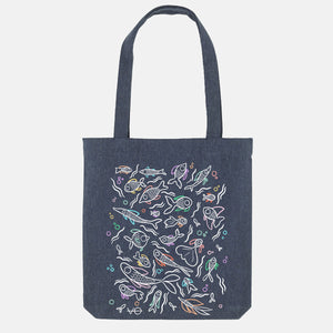 Fishies Tote Bag, Vegan Gift