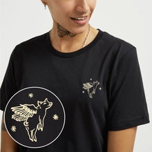 Load image into Gallery viewer, Flying Pig Doodle T-Shirt (Unisex)