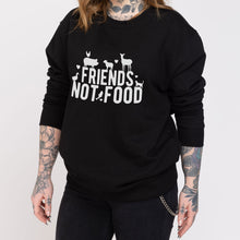 Load image into Gallery viewer, Friends Not Food Ethical Vegan Sweatshirt (Unisex)