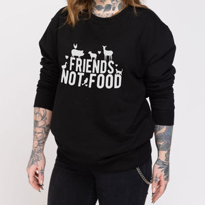 Friends Not Food Ethical Vegan Sweatshirt (Unisex)