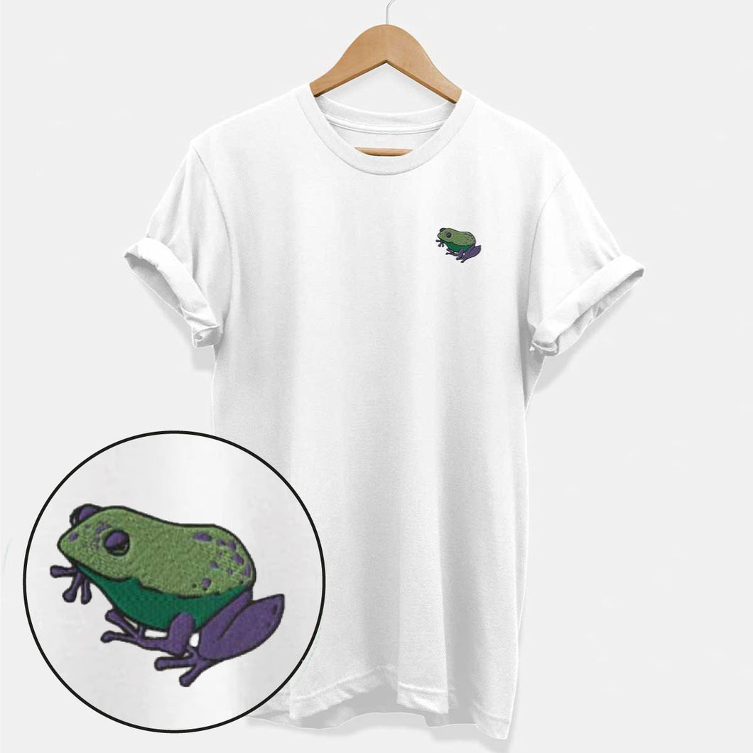 T-shirt brodé grenouille (unisexe)