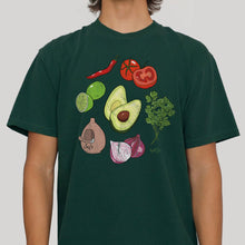 Load image into Gallery viewer, Guacamole Ingredients T-Shirt (Unisex)