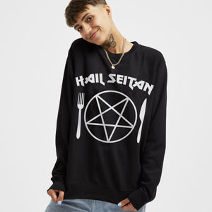 Hail Seitan Ethisches veganes Sweatshirt (Unisex)
