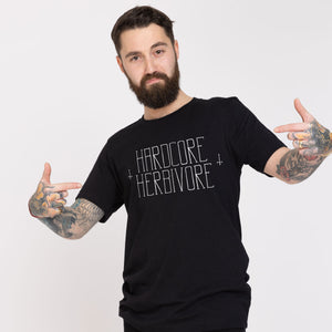 Hardcore Pflanzenfresser ethisches veganes T-Shirt (Unisex)