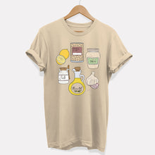Charger l&#39;image dans la galerie, T-shirt ingrédients houmous (unisexe)