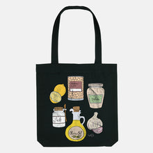 Load image into Gallery viewer, Hummus Ingredients Tote Bag, Vegan Gift