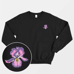 Sweat-shirt brodé Iris (Unisexe)