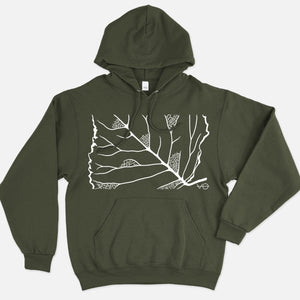 Leaf Veins Hoodie (Unisex)