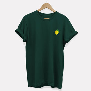 T-shirt brodé citron (unisexe)