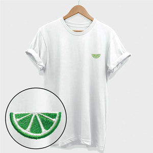 Lime Embroidered T-Shirt (Unisex)