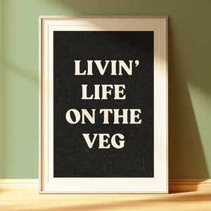 Chaussettes Livin' Life On The Veg (unisexe)