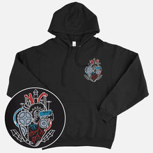 Laden Sie das Bild in den Galerie-Viewer, Mechanatomy Heart Hoodie (Unisex)