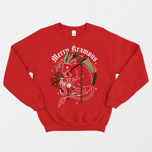 Load image into Gallery viewer, Merry Krampus Christmas Jumper (Unisex)