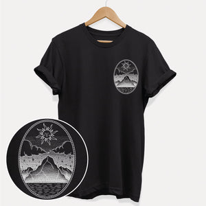 Monochrome Mountains T-Shirt (Unisex)