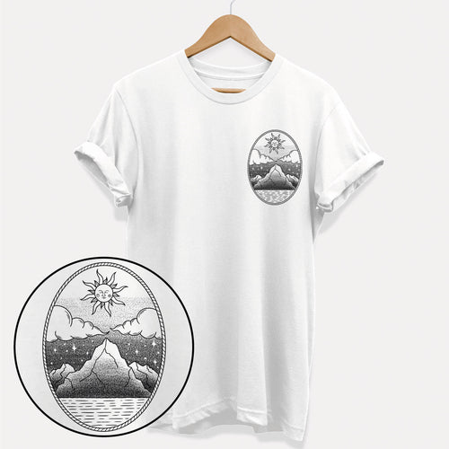 Monochrome Mountains T-Shirt (Unisex)
