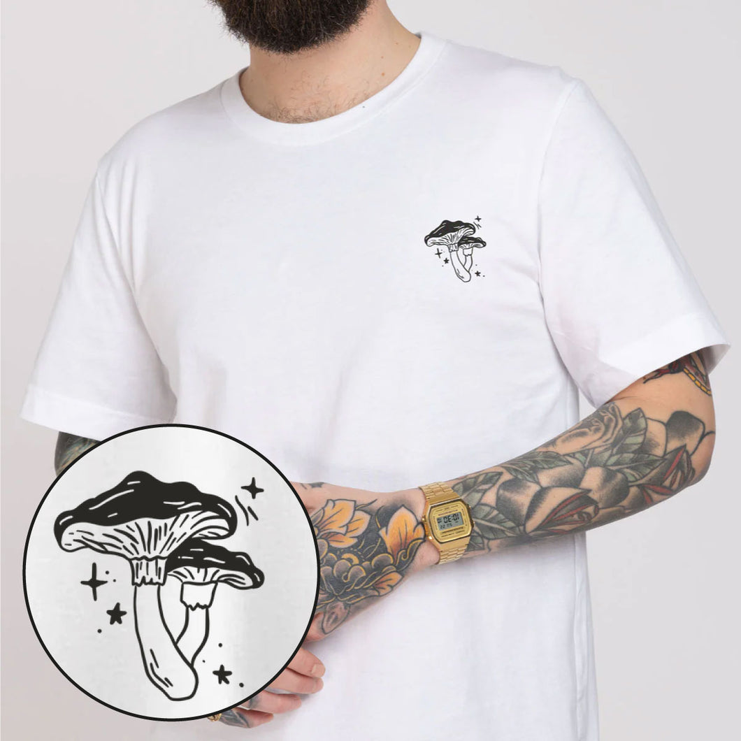 T-shirt Doodle aux champignons (unisexe)