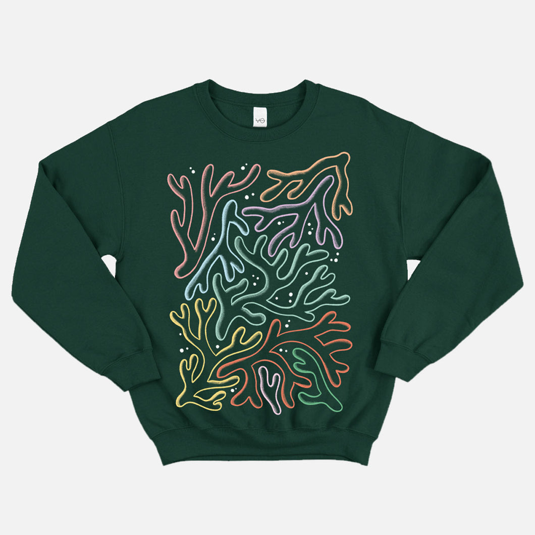 Pastel Coral Sweatshirt (Unisex)