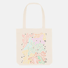 Load image into Gallery viewer, Pastel Coral Tote Bag, Vegan Gift